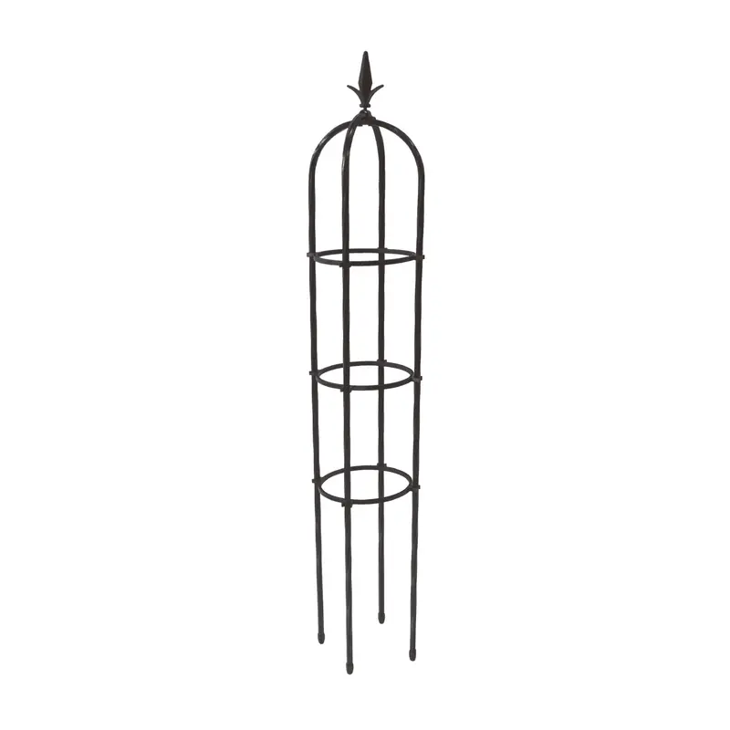Round 120Cm Diy Obelisk Trellis For Vines & Flowers 1