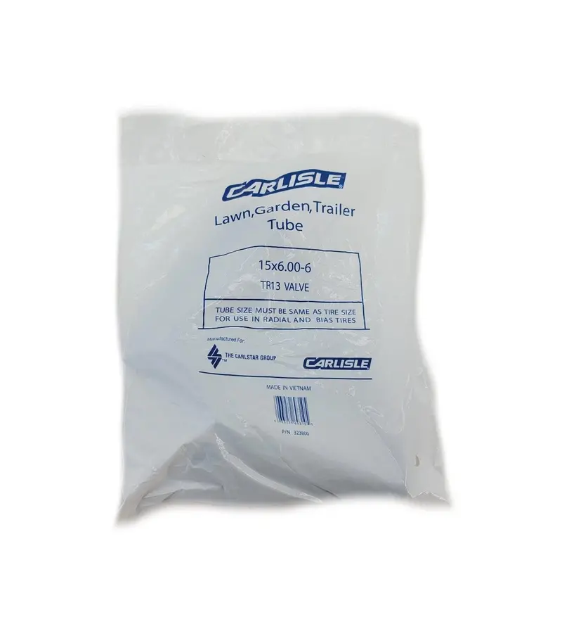 Single Tube Tire – 15×6×6 Straight Stem (B1323800) 1