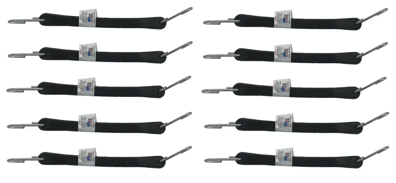 Sma 10-Inch Epdm Rubber Tarp Strap With Hooks – Usa-Made, 10-Pack (863-Ts10,10) 1