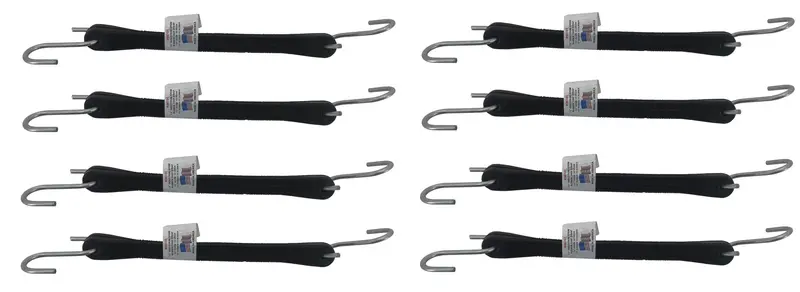Sma 10-Inch Epdm Rubber Tarp Strap With Hooks – Usa-Made, 8-Pack (863-Ts10,8) 1