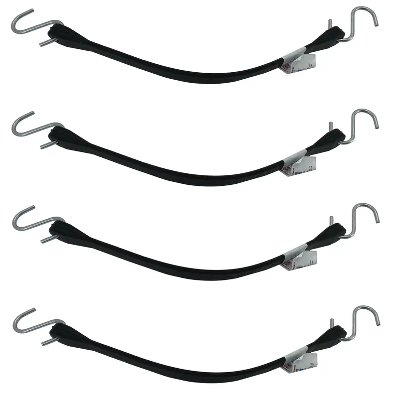 Sma 15-Inch Epdm Rubber Tarp Strap With Hooks – Usa-Made, 4-Pack (863-Ts15,4) 1