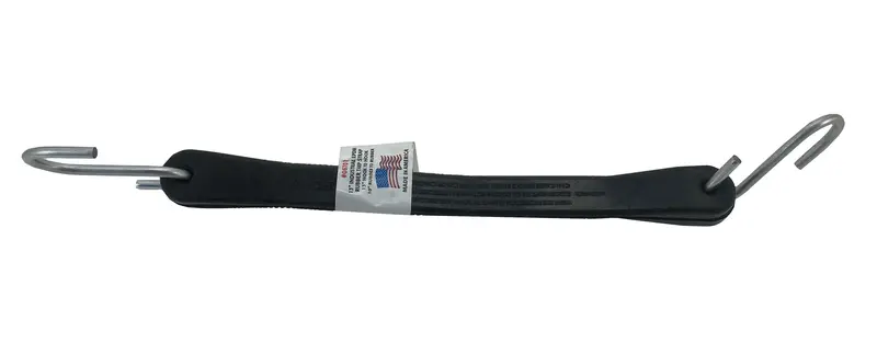 Sma 863-Ts10 10-Inch Epdm Rubber Tarp Strap With Zinc-Plated Hooks – Made In Usa 1