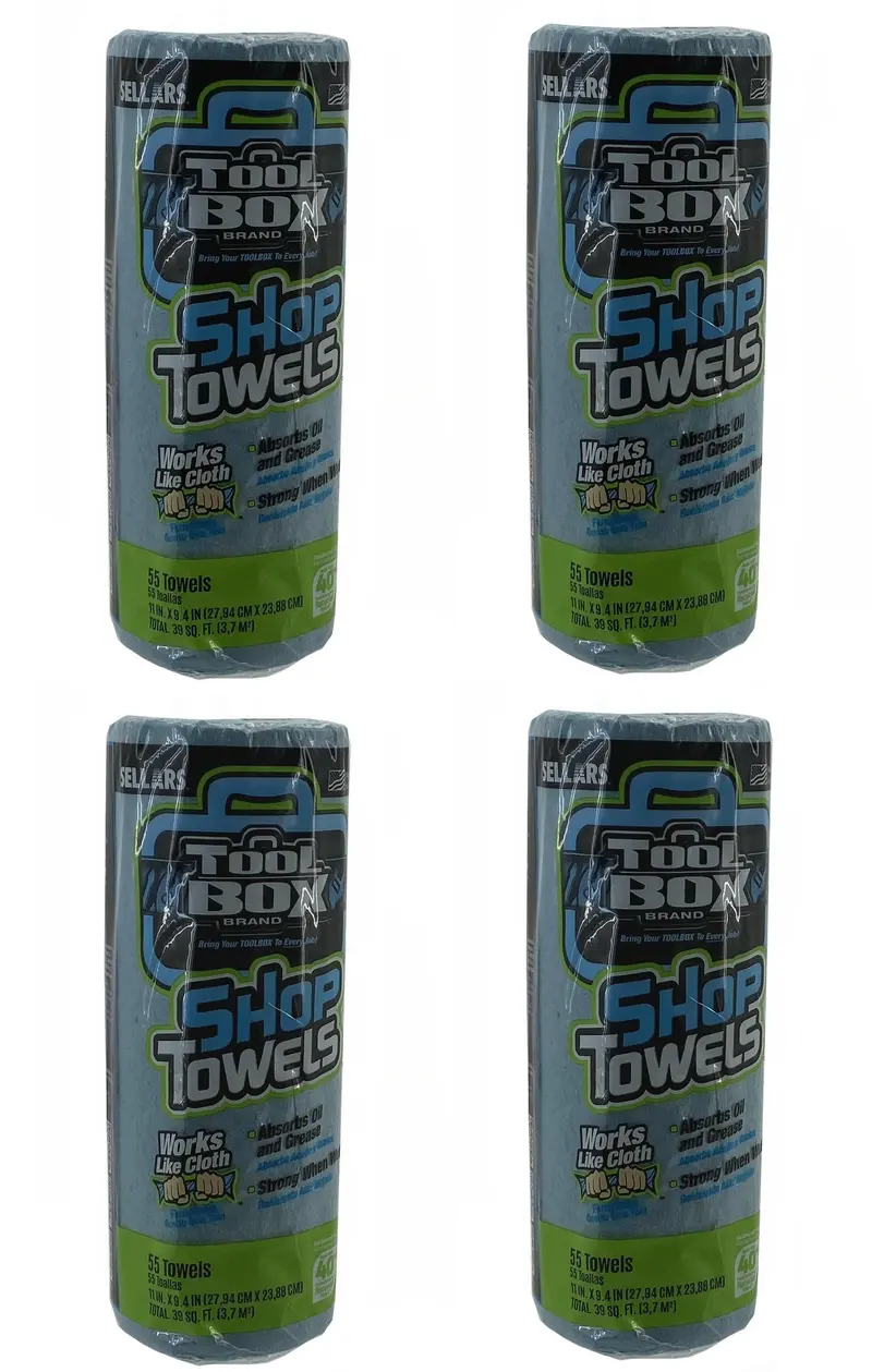 Sma Shop Towels – 4-Pack Durable Utility Cloths (Model 853-75130) 1