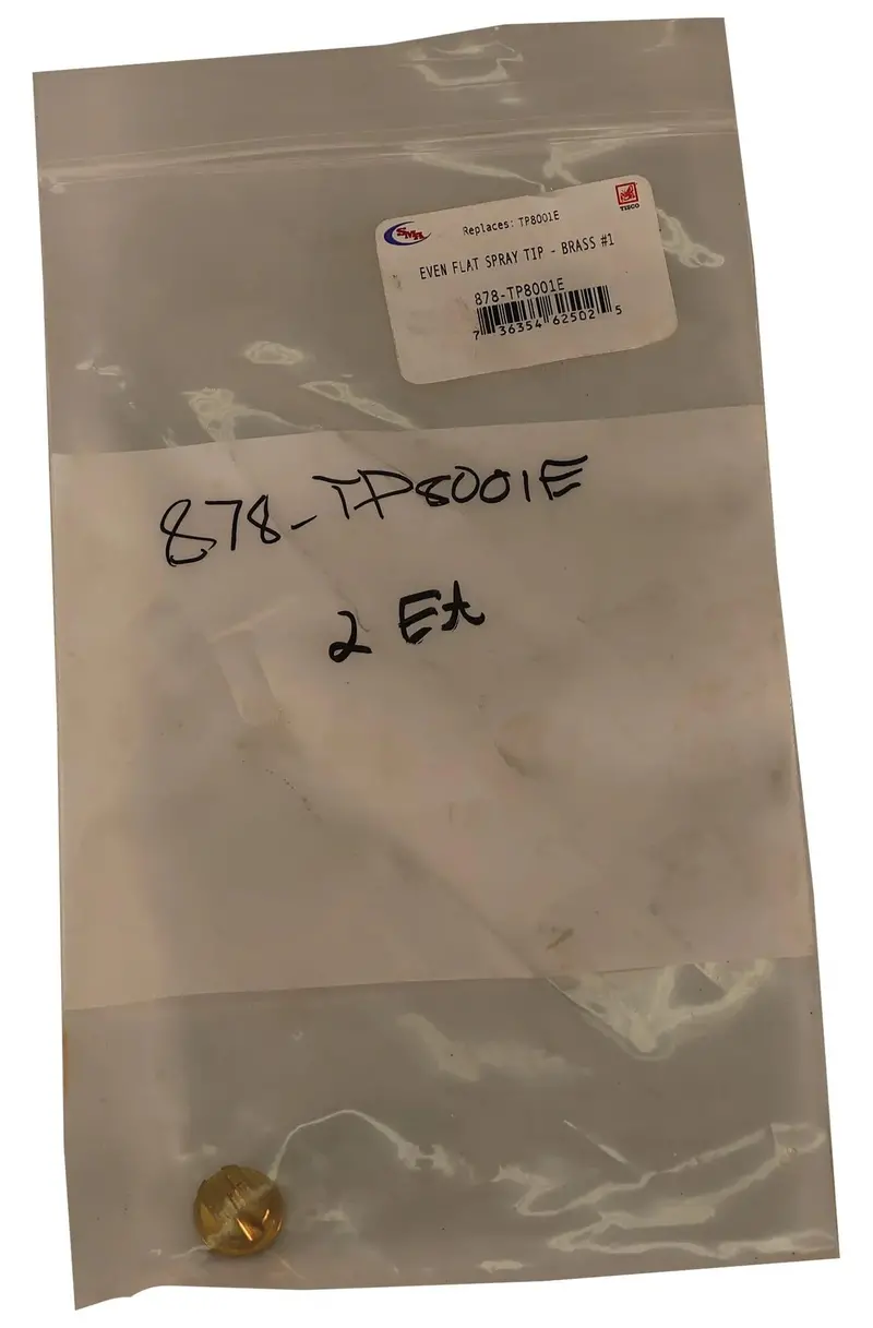Sma Teejet Brass Flat Fan Spray Tip #1 (878-Tp8001E) 1