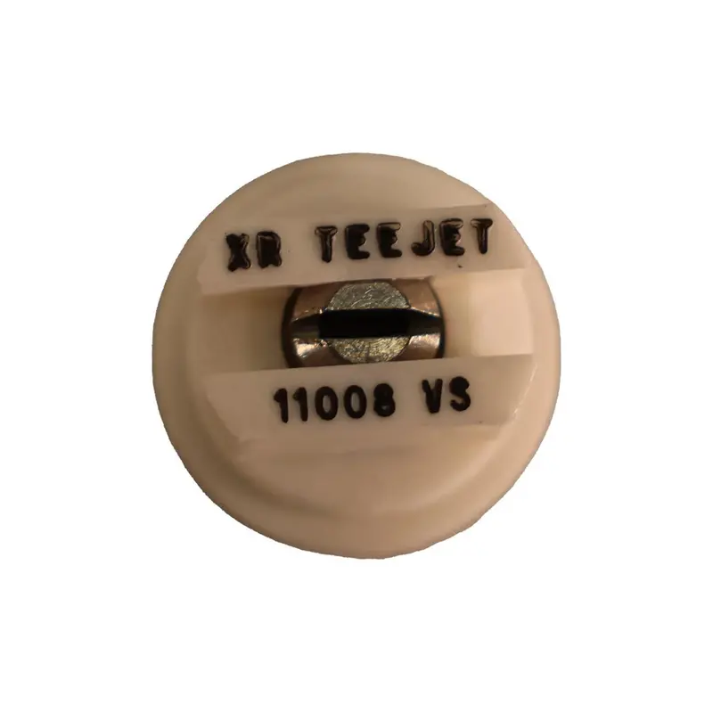 Sma Teejet Xr Extended-Range Flat Fan Spray Tip — 110° Angle, White #8 Orifice 1