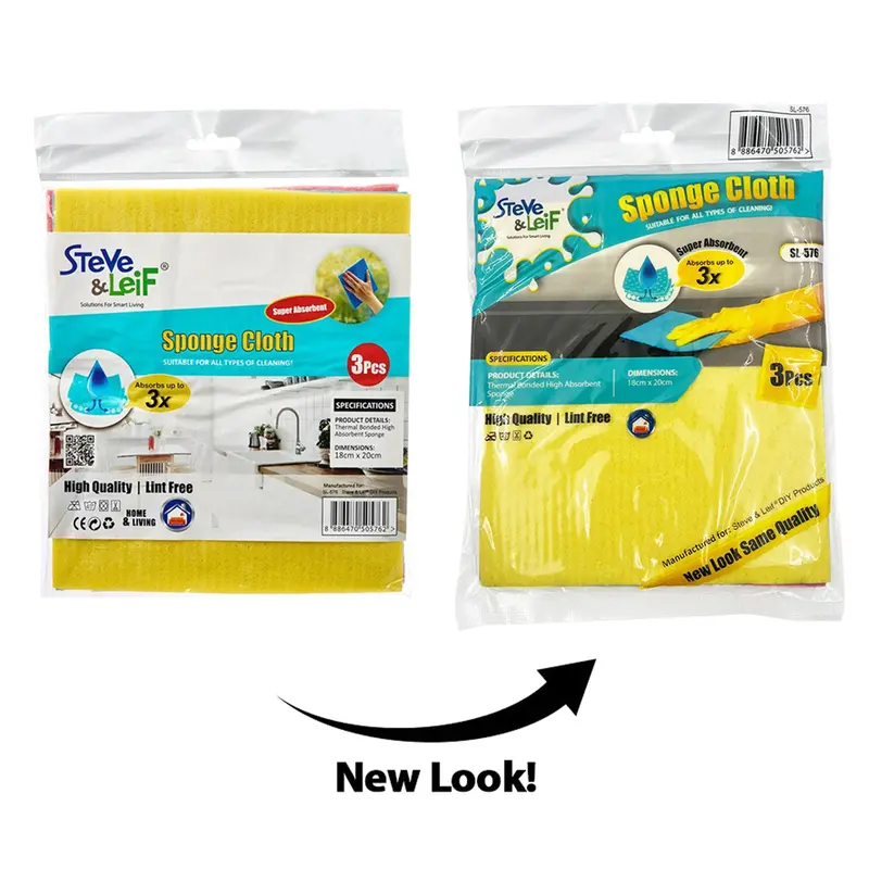 Sponge Cleaning Cloth Set – 3-Piece Dual-Layer Scrubbing Sponges 1