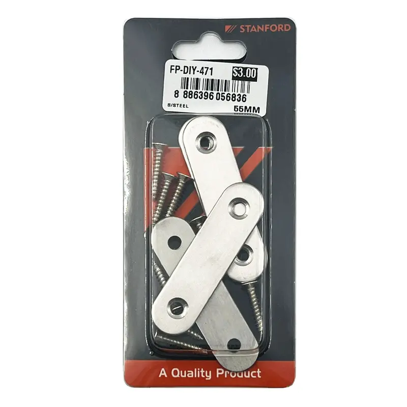Stainless Steel Flat Straight Mounting Bracket 1