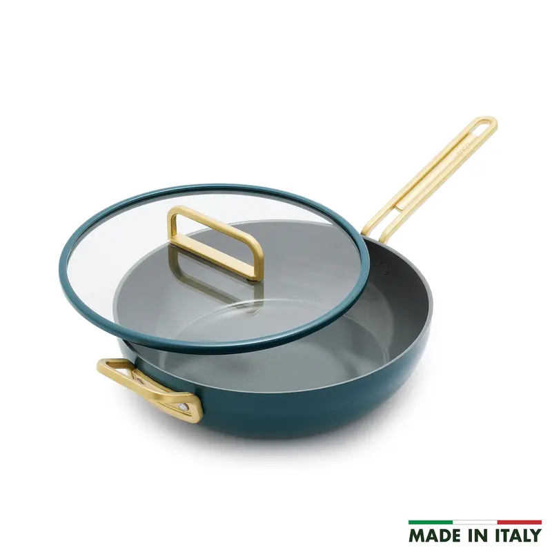 Stanley Tucci™ Venetian Teal Ceramic Nonstick 4.5-Quart Stanley Pan Jr. 1