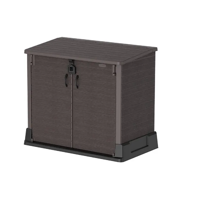 Storeaway Brown Storage Shed – 850-Litre Outdoor Utility Unit 1