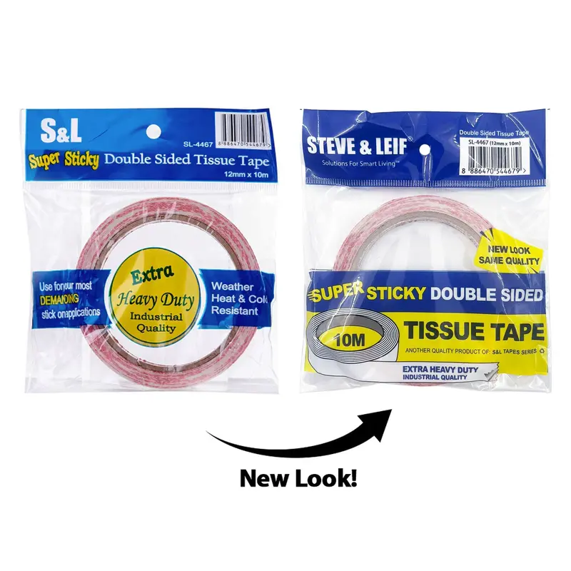 Ultra-Adhesive Double-Sided Tissue Tape – 10M Clear Roll, Strong Bond For Crafts & Repairs 1