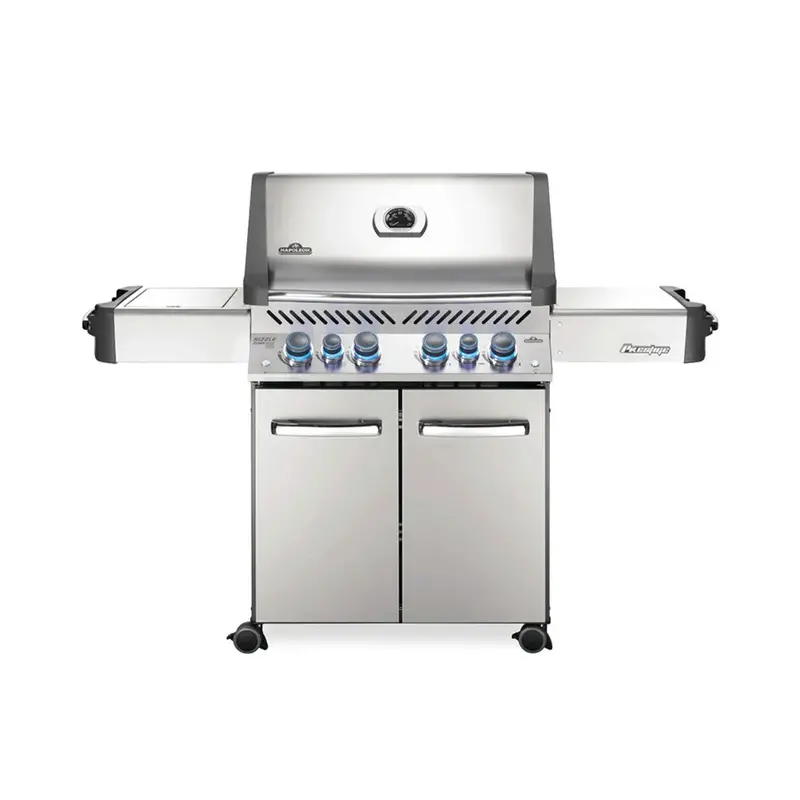 Weber Prestige 500 4-Burner Gas Grill With Rear And Side Infrared Burners 1
