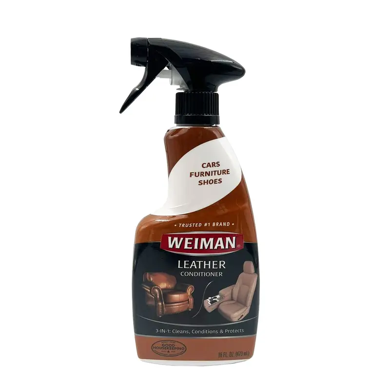 Weiman Leather Cleaner And Conditioner Spray – 473 Ml Restorative Formula 1