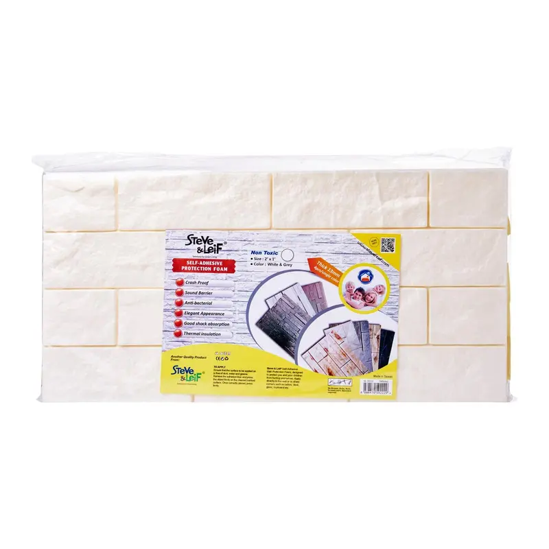 White Wall Protection Pad – Smooth-Finish Cushioning Foam For High-Traffic Areas (30 × 60 Cm) 1