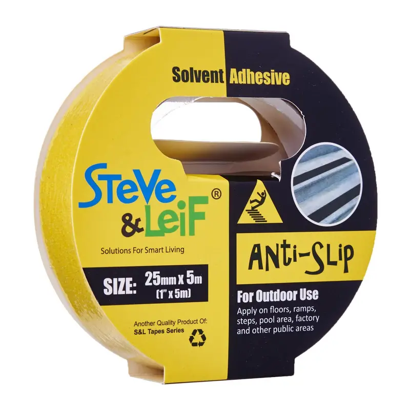 Yellow Non-Slip Tape For Exterior Use – 25Mm × 5M 1