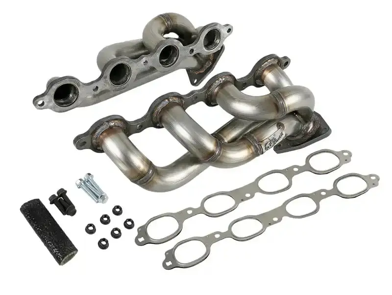 Afe Power 48-34134 Twisted Steel Shorty Headers – 1-3/4 Inch, 304 Stainless Steel, For 2019 Gm Silverado/Sierra 1500 V8 (5.3L/6.2L) 1
