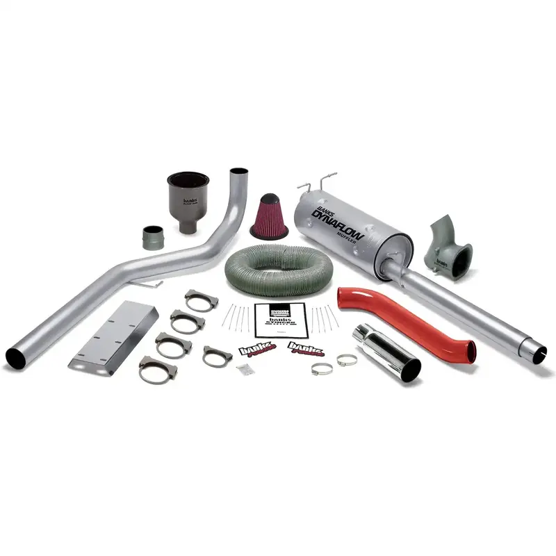 Banks Power 49147 Tuning Package – Exhaust System, Cold Air Intake, And Engine Programmer Combo 1
