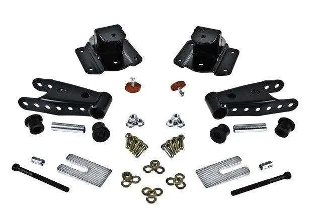 Belltech 4-Inch Drop Leaf Spring Kit – Front Hanger And Rear Shackle Combo 1