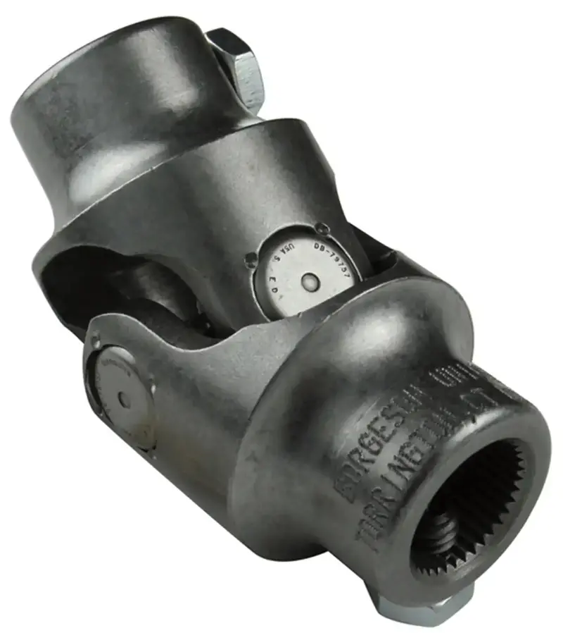 Borgeson 012862 Steering U-Joint – Steel 11/16-40 To 5/8-Inch Smooth-Bore Universal Joint 1