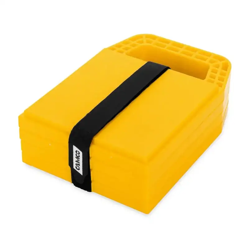 Camco 44595 Stabilizer Jack Pads – Heavy-Duty Polypropylene Set Of 4 (6.2" Diameter) For Trailer Leveling 1