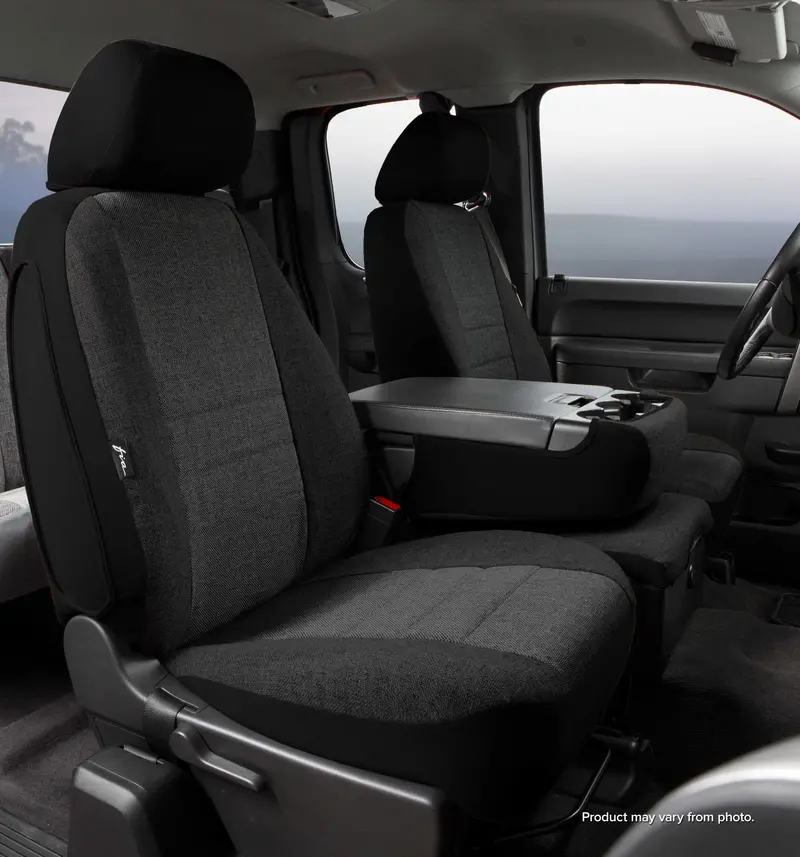 Fia Oe37-10 Charcoal Tweed Front Seat Covers – Oe30 Series Custom Fit 1