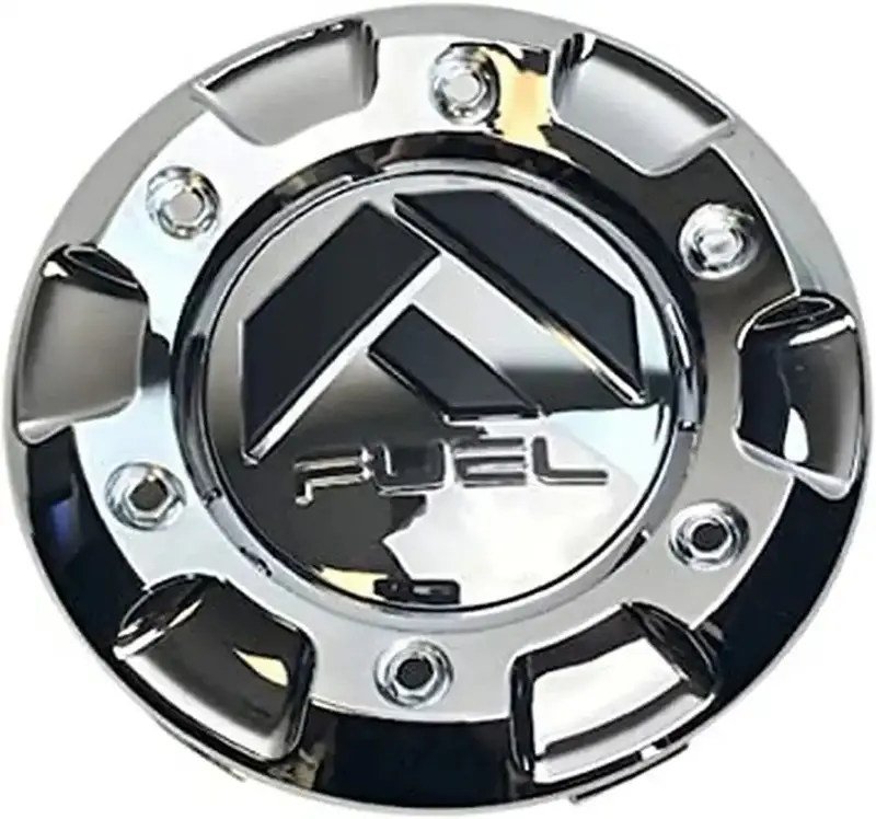 Fuel Off-Road Chrome Short Lug Cap – 6-Lug, 1.35-Inch Height (Model #1001-58) 1