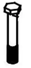 Meyer Heavy-Duty Bolt – 5/8-Inch X 11-Inch, Grade 5 Zinc-Coated 1