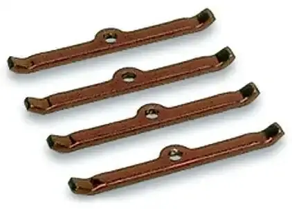 Moroso 68510 Chrome Hold Tabs – Designed For Chevrolet Small-Block Engine Applications 1