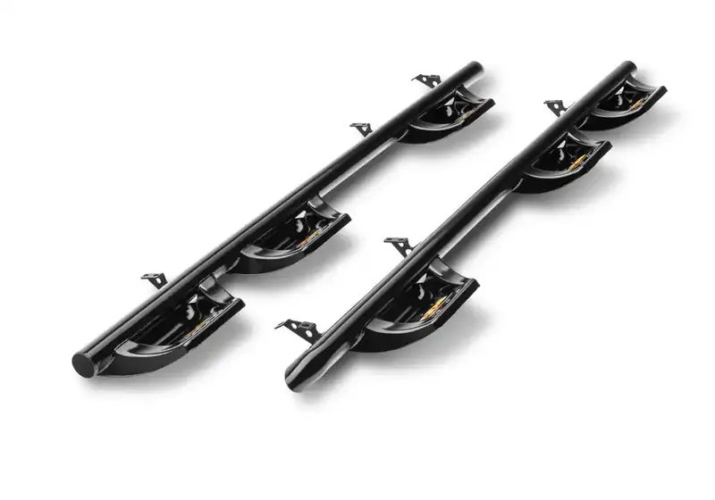 N-Fab Ndc11100Qc-6 Nerf Step Bar – Satin Black Wheel-To-Bed Access Side Steps 1