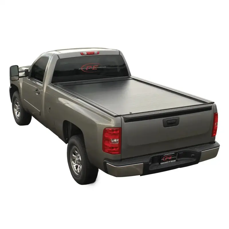 Pace Edwards Jackrabbit Full-Metal Tonneau Cover – Hard Folding Truck Bed Cover (Model M-Fmfa18A44) 1