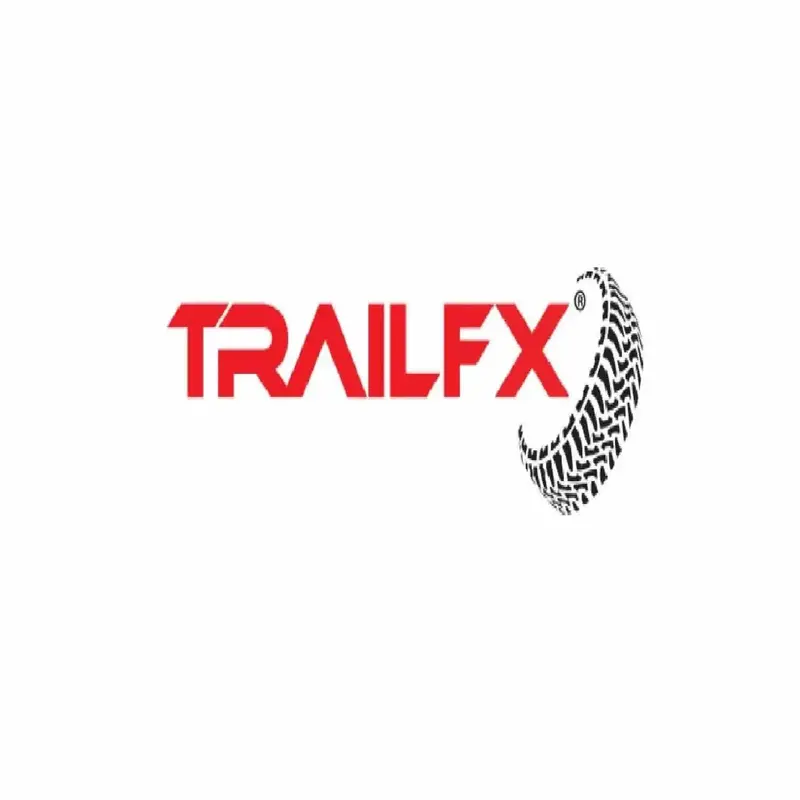 Trailfx A4013B 4-Inch Trapezoidal Nerf Bars – Powder-Coated Titanium Black With Plastic End Caps For Crew Cab Trucks 1